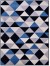 Tapete Sala Renaissance Verona Preto Azul 1,00x1,50