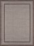 Tapete  Sisal Eco Nature Moldura Marrom 2,00x3,00