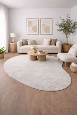 Tapete Relex Feijão Gelo 1,95x2,95 Tapetes São Carlos