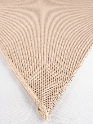  Tapete Sisal Buzios Canto  Bege Marrom 87 1,50x2,00